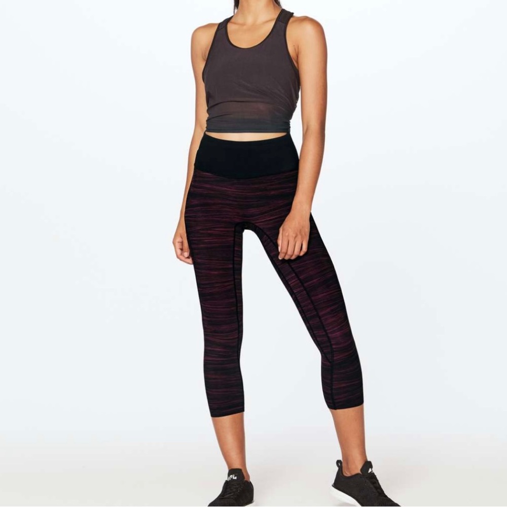 Lululemon Run The Day Crop (17"), size 8